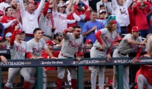 The Cardinals were 93-0 in postseason history when leading by multiple runs entering the ninth inning. The Phillies, meanwhile, were 0-54 during the regular season in that same situation.