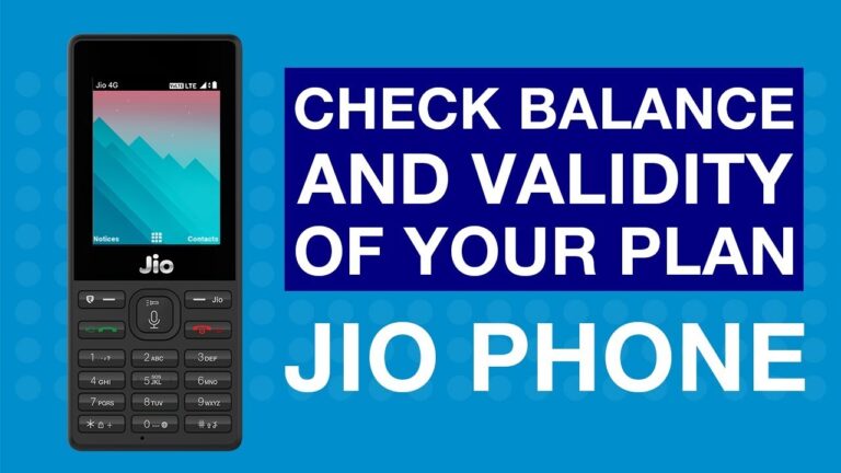 How to Check Your Reliance Jio Plan, Balance, Validity