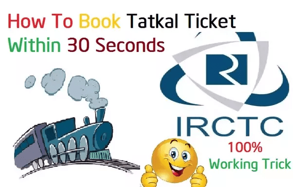 how to book irctc tatkal ticket in 20 second