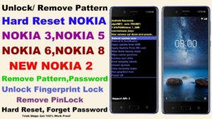 factory reset screen lock removal