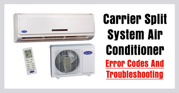 Carrier Air Conditioner Error Codes