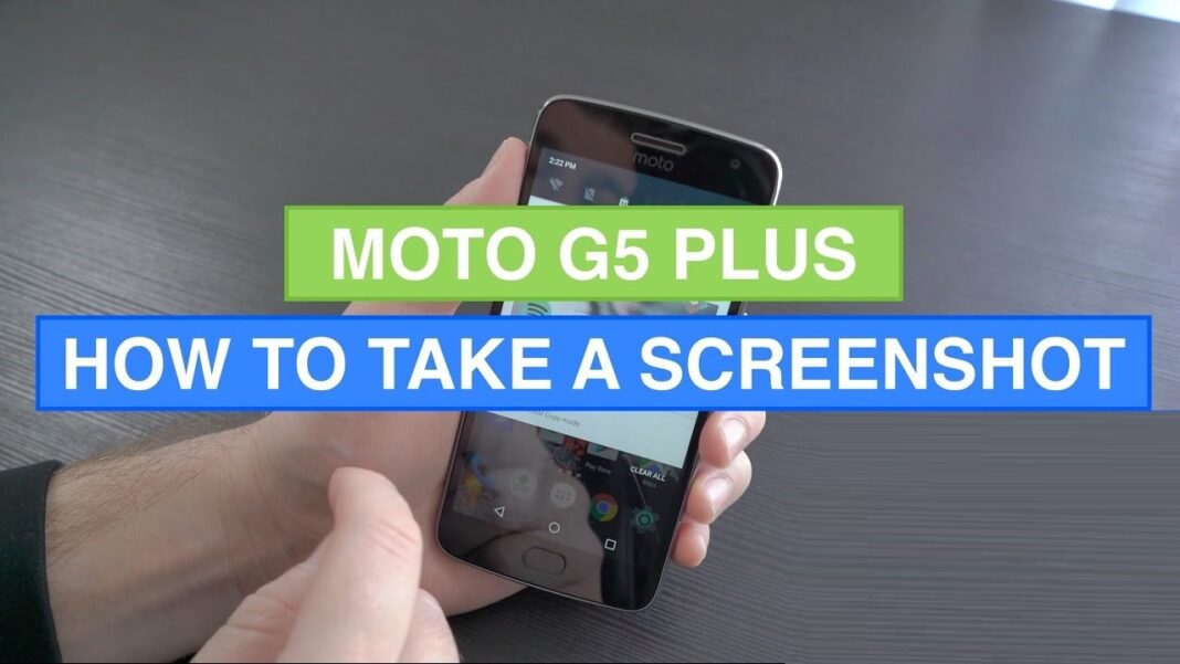 How to take a Screenshot on Moto