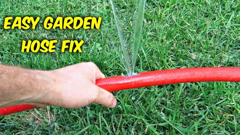 how to fix a garden hose nozzle