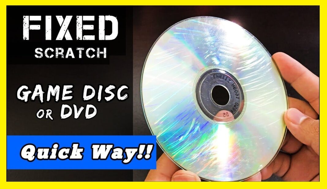 How to Fixed a Scratched Disk