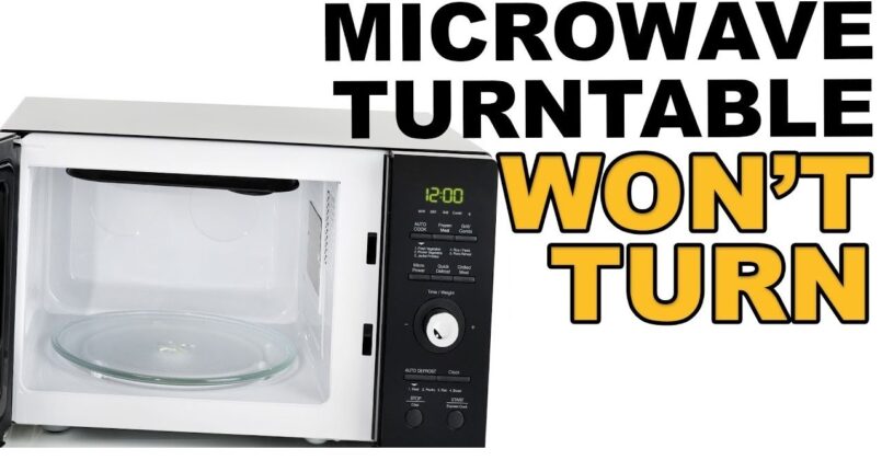 why-is-the-microwave-turntable-not-turning-and-not-heating-fixed