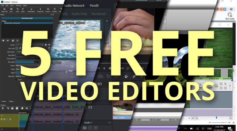 free video editor software