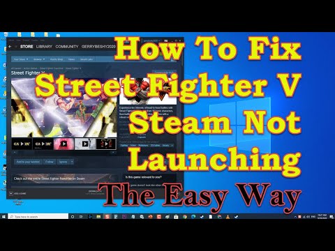 Street Fighter 5 Not Launching issue